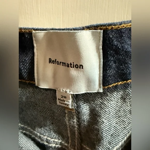 Reformation Black Flare & Wide Leg Jeans - Picture 9 of 9